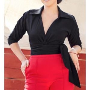Pinup Girl Clothing wrap top
